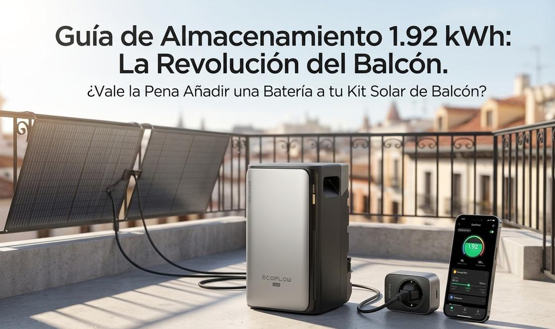 Comparativa kit solar sin batería vs con batería para balcón 2026