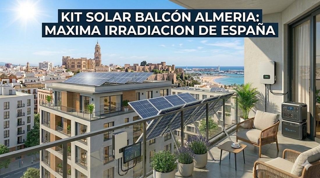 Kit Solar Balcon Almeria: Maxima Irradiacion de Espana