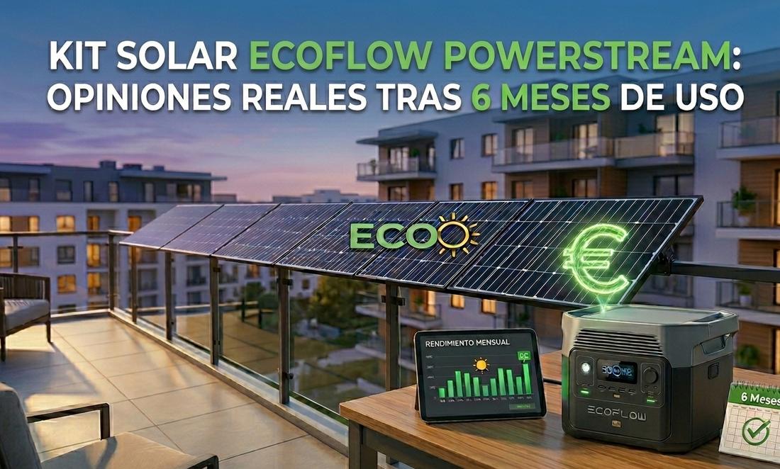 EcoFlow PowerStream STREAM kit solar balcón 2×400W — análisis completo 2026