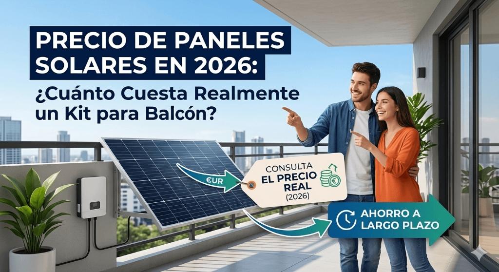 Precio paneles solares 2026